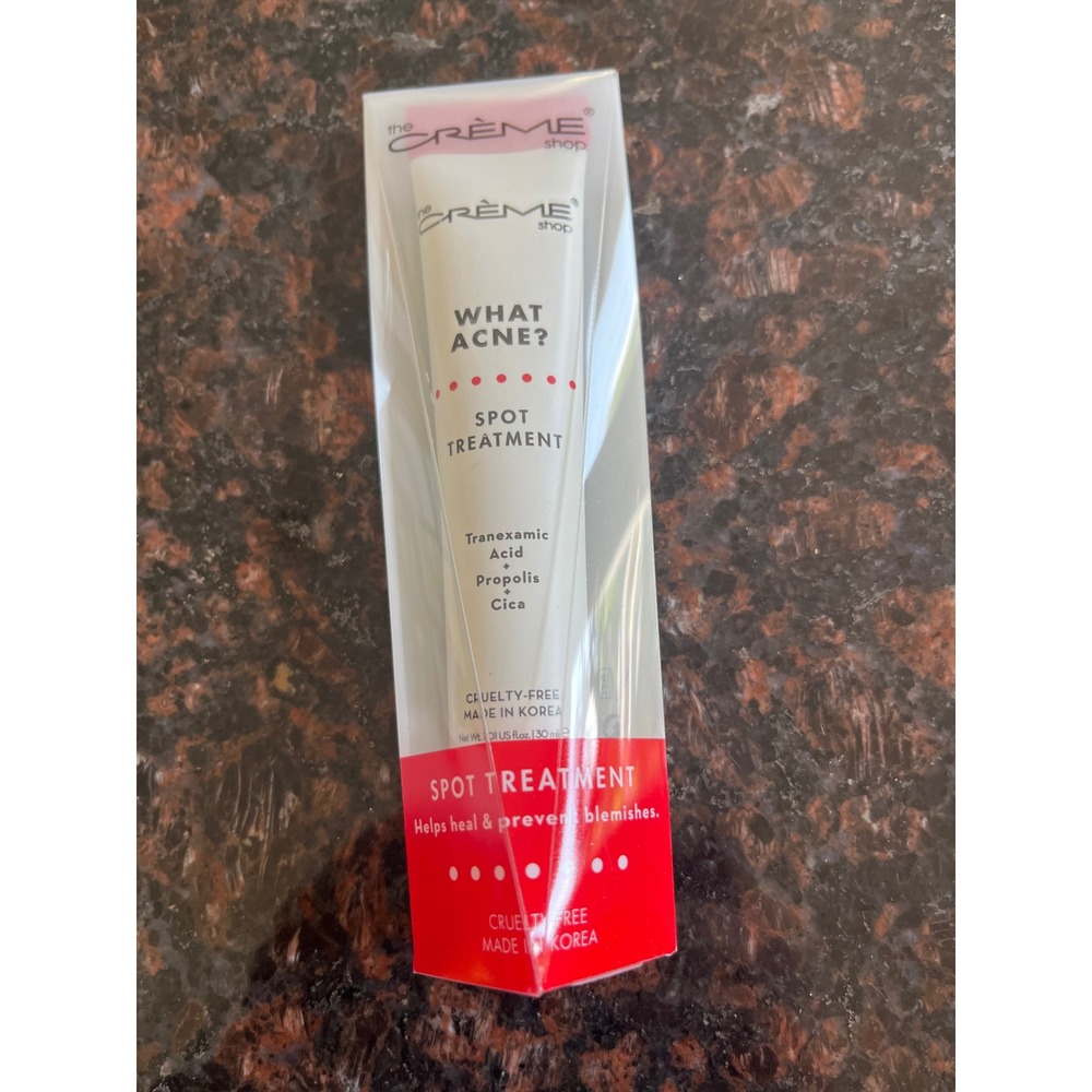 The Creme Shop What Acne? Spot Treatment Tranexami Acid Propolis Cica 1.01oz NEW